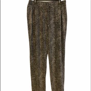Woman’s animal print pants